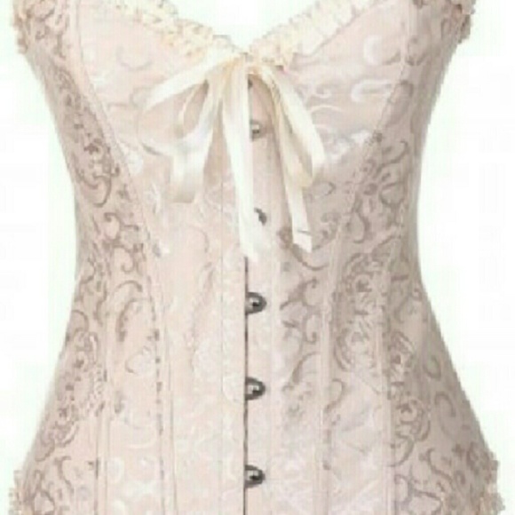 Embroidred Ruffles Trim Bustier - Picture 1 of 2