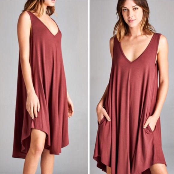 Dresses & Skirts - Mauve sleeveless dress
