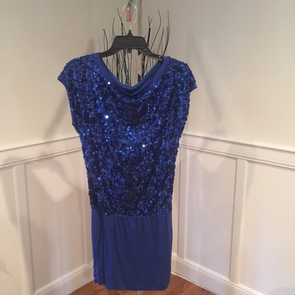 LF Blue sequins dress