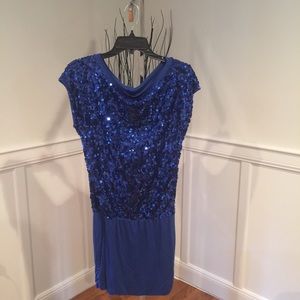 LF Blue sequins dress