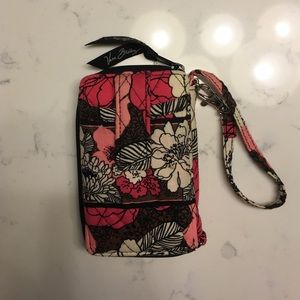 Vera Bradley patterned wristlet