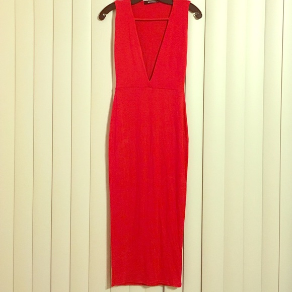 Red Misguided Dress US: 32
