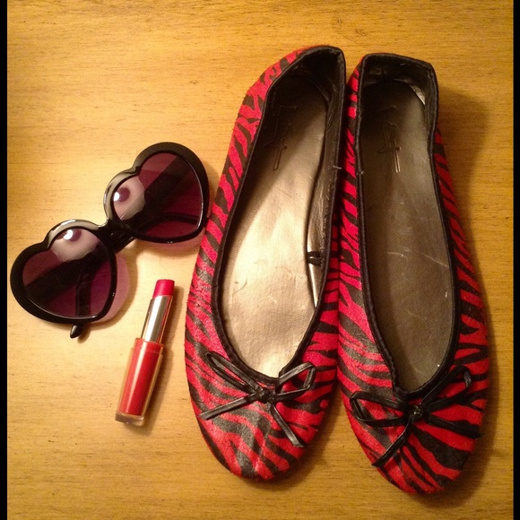 Zebra/Tiger Print Ballet Flats