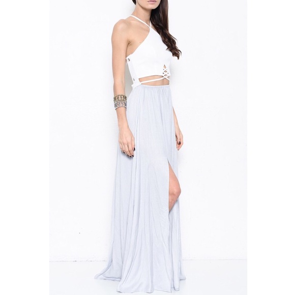 🆕SAHARA Criss cross back tie dress - ALMOND - Picture 2 of 3