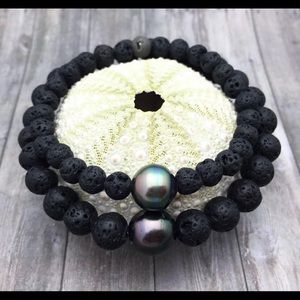 Tahitian pearl bracelet
