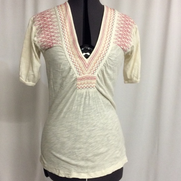 Anthropologie cotton knit top. Size small