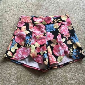 Floral Charlotte Russe Shorts