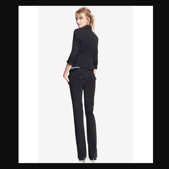 Express tab waist slim flair columnist pant SZ 0R