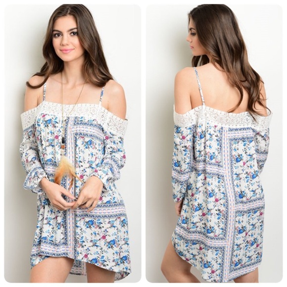 Stunning! Boho crochet detail tunic/dress LAST ONE - Picture 2 of 4