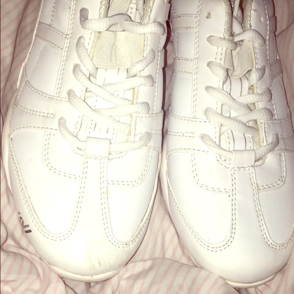 Varsity cheer shoes.