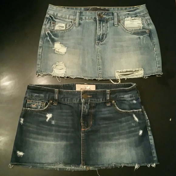 ***Distressed Denim Mini Skirt BUNDLE***