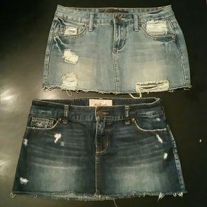 ***Distressed Denim Mini Skirt BUNDLE***