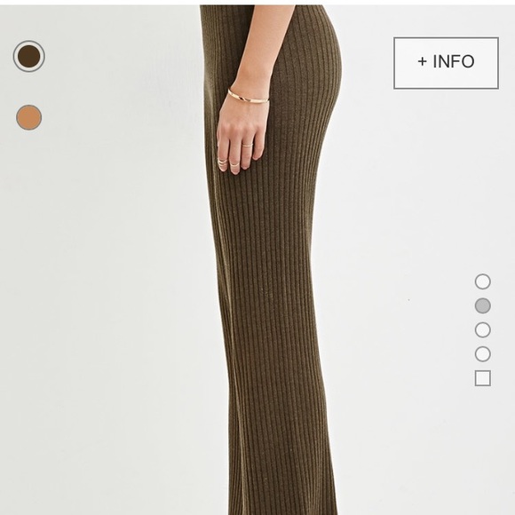 Flare Ribbed Pants - Picture 2 of 4