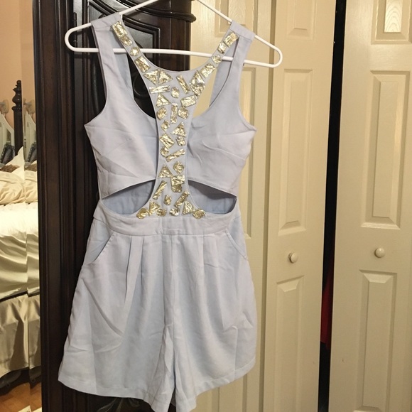 SaboSkirt Light Blue Romper Australian Sz 6 (US 0)