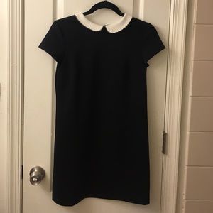 Peter Pan collar shift dress