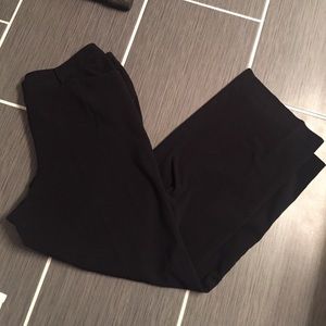 Chico's black wide leg trousers