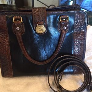 Brahmin Tuscan collection satchel handbag