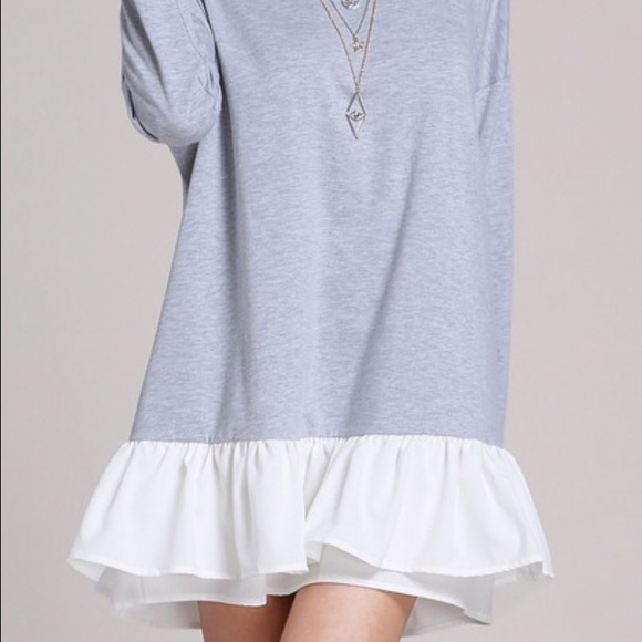 🆕Peplum hem tunic dress - Picture 3 of 3