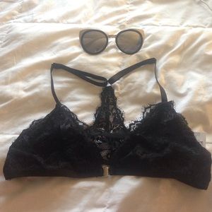 For Love and Lemons Dupe triangle Lace Bralette