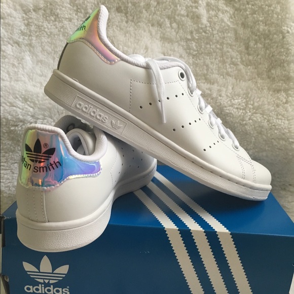 🆕 Adidas Stan Smith Iridescent Holographic Heels - Picture 4 of 4