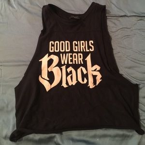 Cute Black Muscle Tee