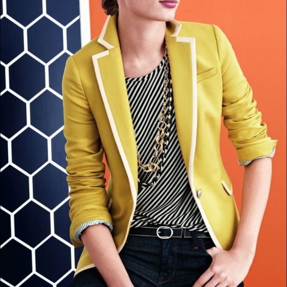 BANANA REPUBLIC Tipped One Button BLAZER