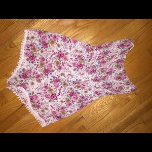 flower pattern romper