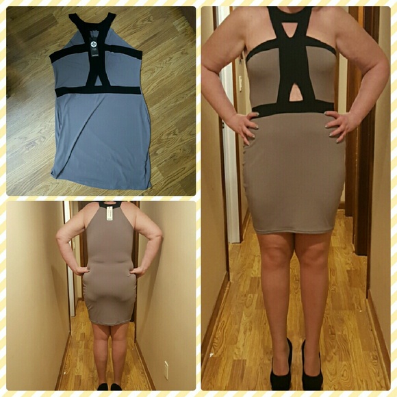 Boohoo plus bodycon dress 18 and 16