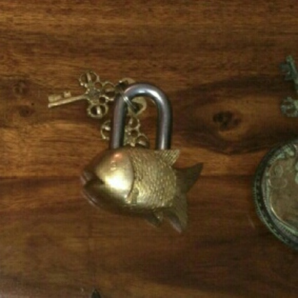 Brass fish lock