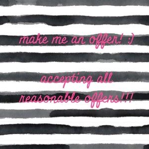 Accepting reasonable offers/open to bundle offers