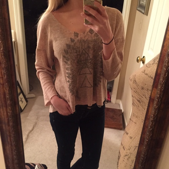 Lightweight comfy tribal sweater
