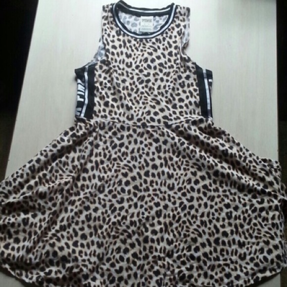 Pink Victoria's Secret cheetah Dress