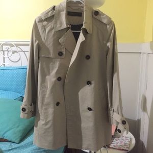 NWOT Zara Trench Coat Khaki