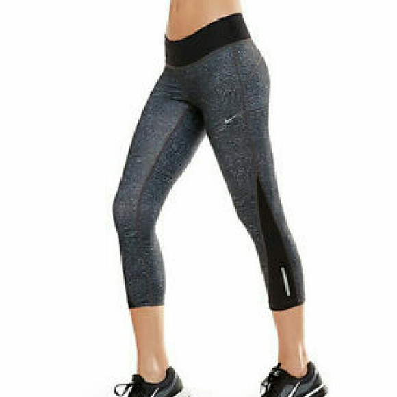NIKE DRI FIT LEOPARD TIGHTS