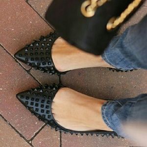 ISO Zara studded ballerina flats