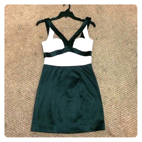 Bebe dress with cage back