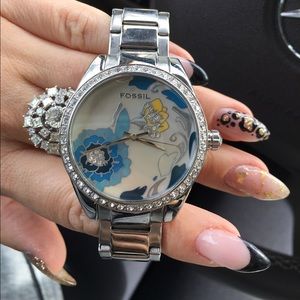 Fossil floral watch