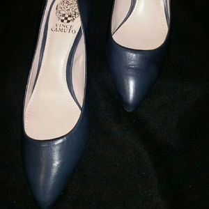 Vince Camuto Italian Leather mini heel