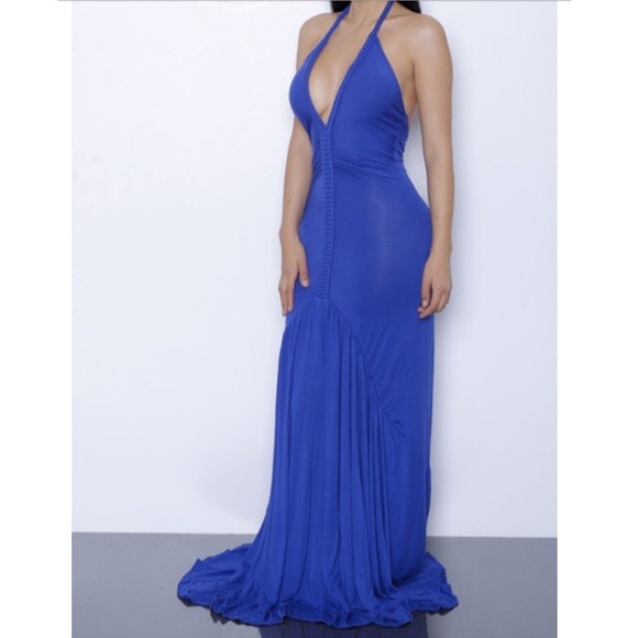Blue maxi dress - Picture 3 of 4