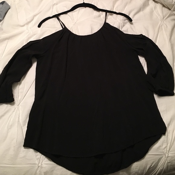 Express open shoulder top