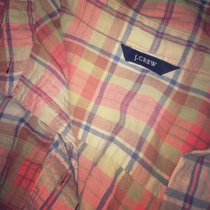 Jcrew plaid button up