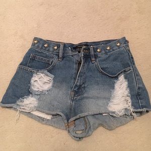 Forever 21 High Waisted Denim Shorts