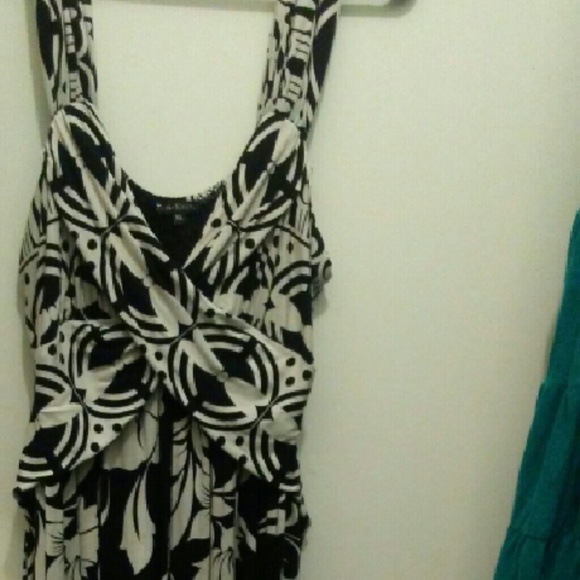 Hawaiian print dress