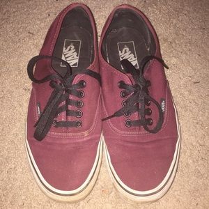 Maroon Vans