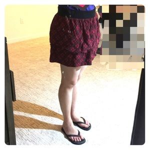 Juicy Couture red plaid skirt