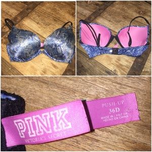PINK VS Push Up Bra (Snake Skin)