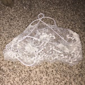 Lace crop top