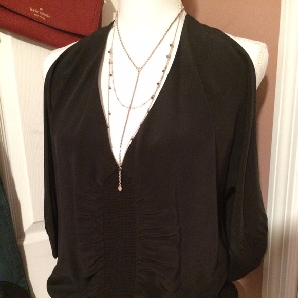 Black  BCBG Maxazria SILK blouse
