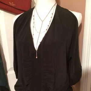 Black  BCBG Maxazria SILK blouse