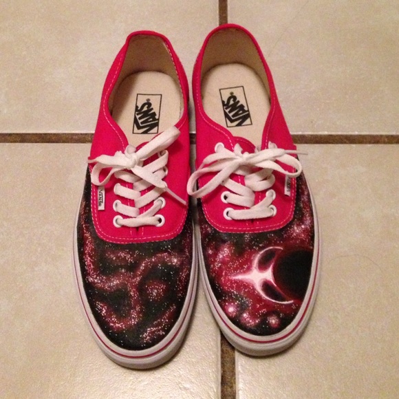 Hand-painted Galaxy Vans